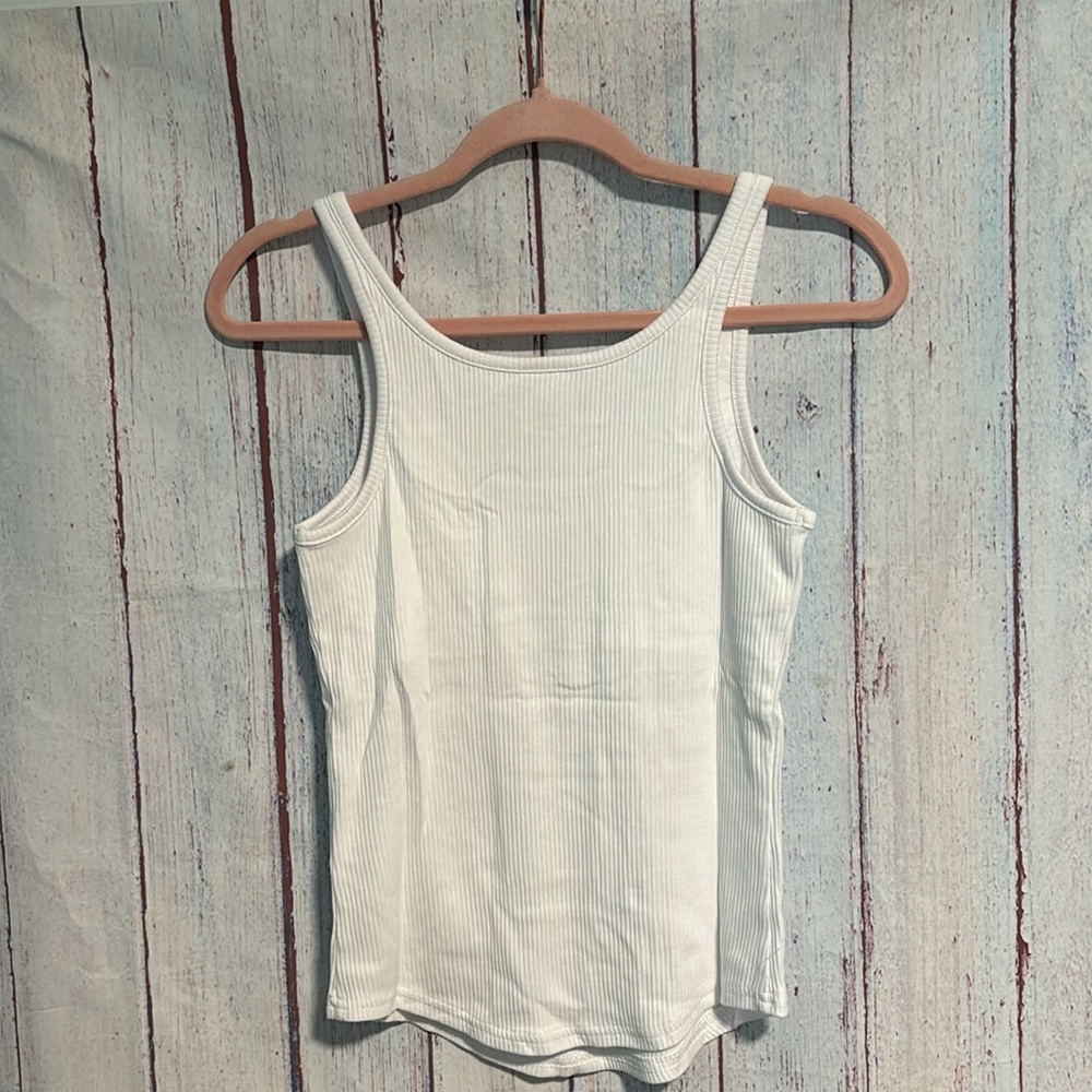 NWT J. Crew Vintage rib shelf-bra tank top - Picture 10 of 15